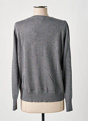 Pull tissage chiné manches longues gris RODIER femme