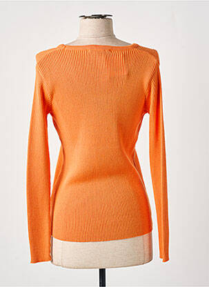 Pull stretch manches longues orange WEILL femme