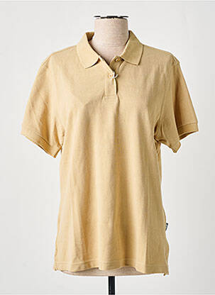 Polo stretch manches courtes beige SLAZENGER femme