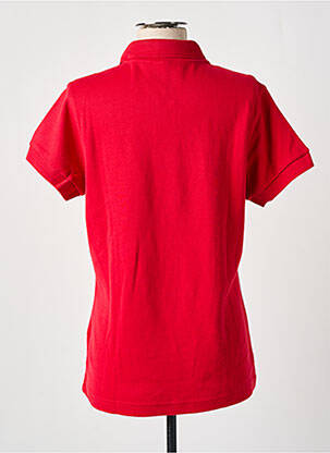 Polo stretch manches courtes rouge SLAZENGER femme
