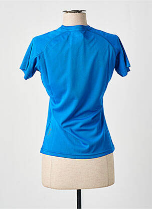T-shirt stretch manches courtes bleu clair SLAZENGER femme