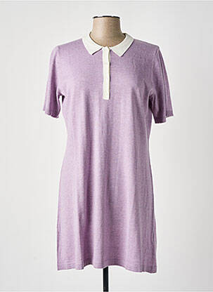 Robe courte manches courtes manches courtes violet RODIER femme