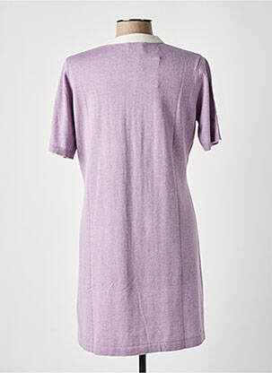Robe courte manches courtes manches courtes violet RODIER femme