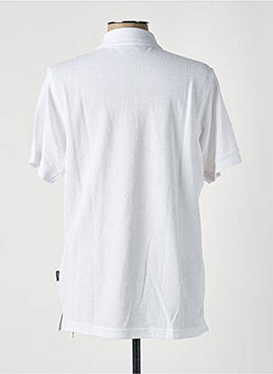 Polo stretch manches courtes blanc SLAZENGER femme
