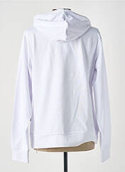 Sweat-shirt à capuche blanc SLAZENGER pour femme seconde vue