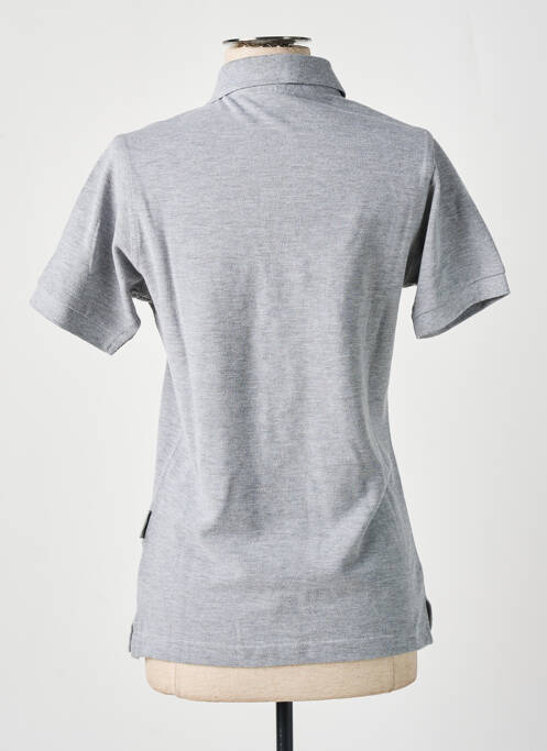 Polo stretch manches courtes gris SLAZENGER femme