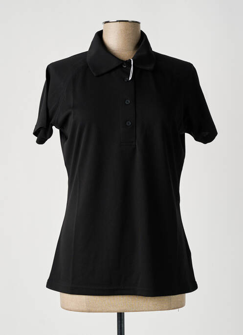 Polo noir SLAZENGER pour femme