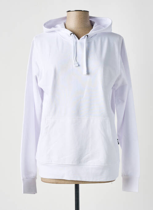 Sweat-shirt à capuche blanc SLAZENGER pour femme