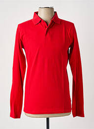 Polo manches longues manches longues rouge SLAZENGER homme