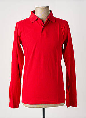 Polo manches longues manches longues rouge SLAZENGER homme