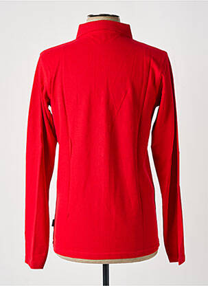 Polo manches longues manches longues rouge SLAZENGER homme