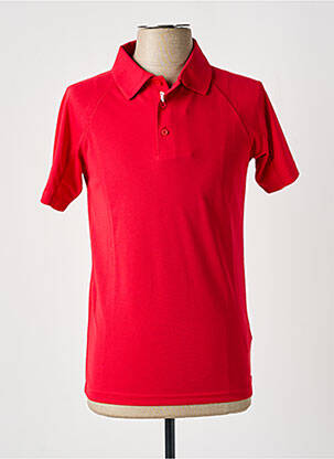 Polo stretch manches courtes rouge SLAZENGER homme