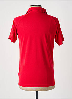 Polo stretch manches courtes rouge SLAZENGER homme