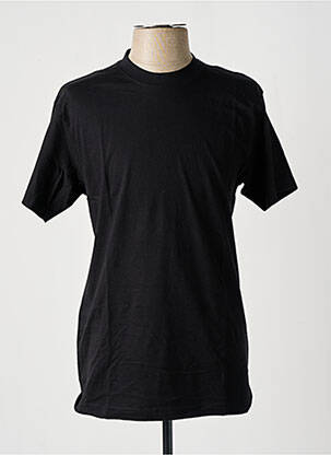 T-shirt coupe cintrée manches courtes noir SLAZENGER homme