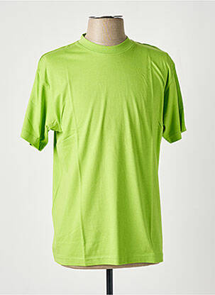 T-shirt coupe cintrée manches courtes vert SLAZENGER homme