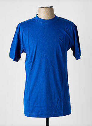 T-shirt coupe cintrée manches courtes bleu clair SLAZENGER homme