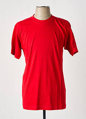 T-shirt coupe cintrée manches courtes rouge SLAZENGER homme