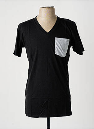 T-shirt coupe cintrée manches courtes noir SLAZENGER homme