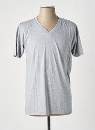 T-shirt coupe cintrée manches courtes gris SLAZENGER homme