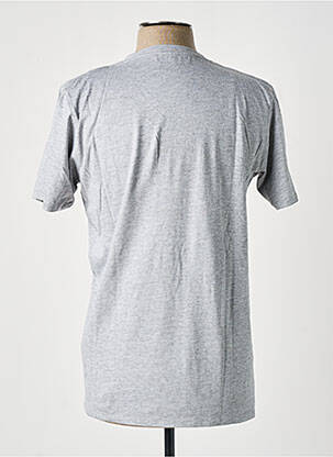 T-shirt tissage chiné manches courtes gris SLAZENGER homme
