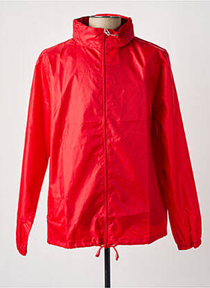 Coupe-vent poches a capuche rouge SLAZENGER homme