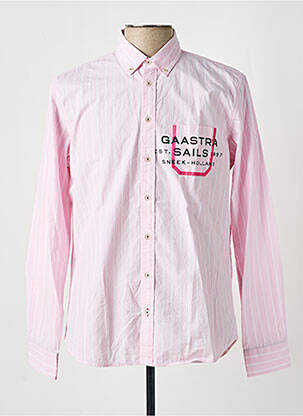 Chemise manches longues manches longues rose GAASTRA homme