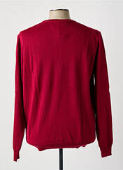 Pull rouge MCS pour homme seconde vue