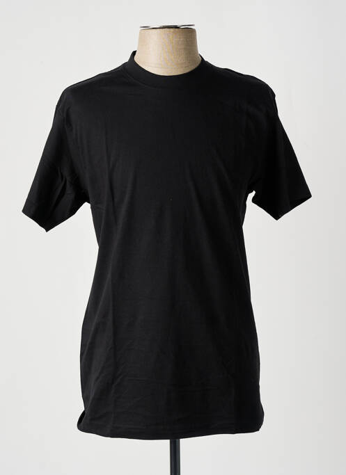 T-shirt coupe cintrée manches courtes noir SLAZENGER homme