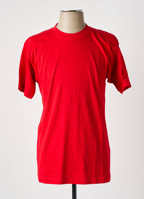 T-shirt coupe cintrée manches courtes rouge SLAZENGER homme