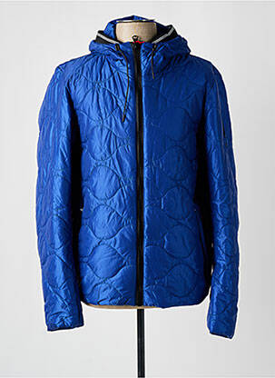 Doudoune poches a capuche bleu GAASTRA homme