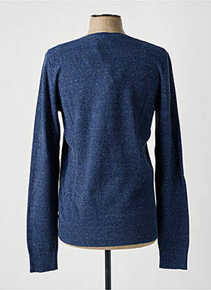 Pull col v manches longues bleu GAASTRA homme