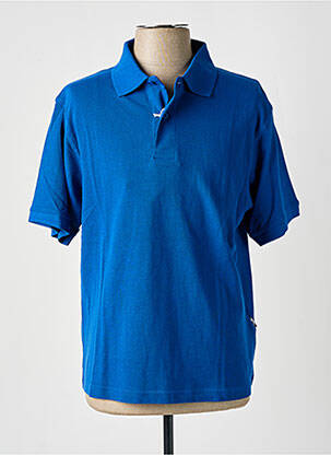 Polo stretch manches courtes bleu SLAZENGER homme