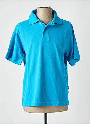 Polo stretch manches courtes bleu clair SLAZENGER homme