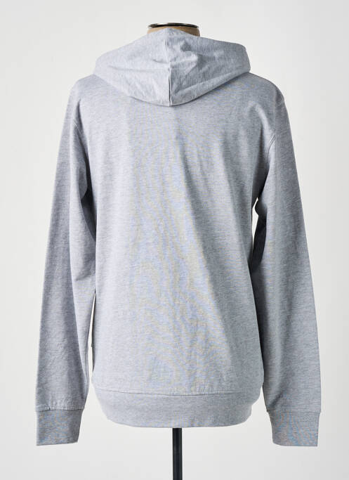 Sweat-shirt à capuche gris SLAZENGER pour homme