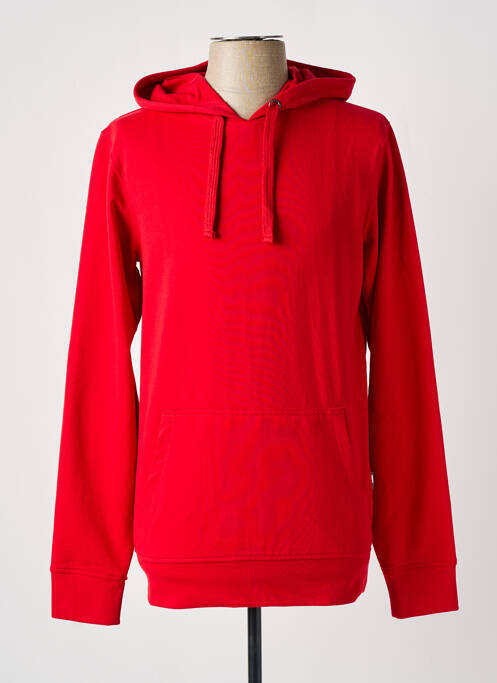 Sweat-shirt à capuche rouge SLAZENGER pour homme