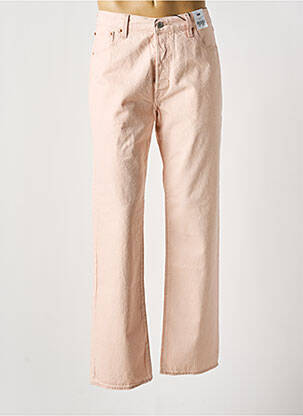 Jeans coupe droite fermeture boutonnée sur le devant taille normale rose LEVIS homme