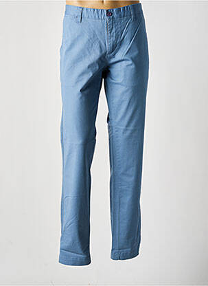Pantalon chino tissage popeline taille normale bleu LOIS homme