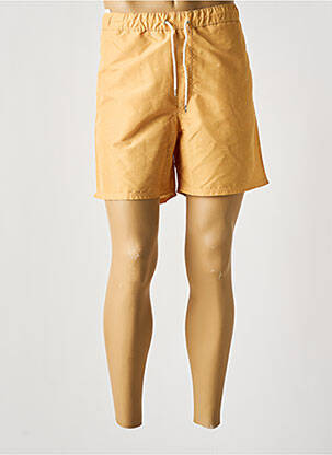 Short de bain imprimé fantaisie jaune CHEVIGNON homme