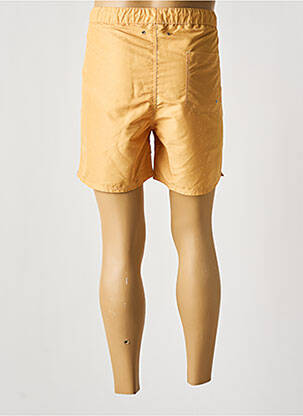 Short de bain imprimé fantaisie jaune CHEVIGNON homme