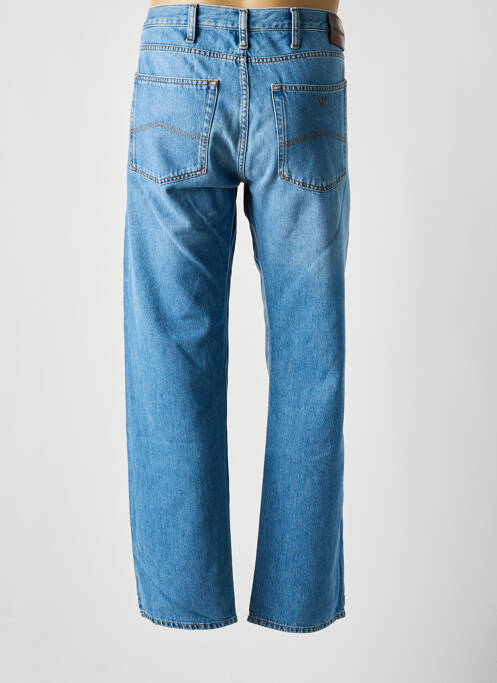 Jeans coupe droite bleu EMPORIO ARMANI pour homme