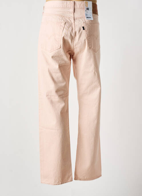 Jeans coupe droite rose LEVIS pour homme