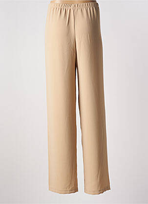 Pantalon droit taille haute taille haute beige WEILL femme