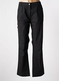 Pantalon droit fermeture zippée sous rabat boutonné noir TRESPASS femme