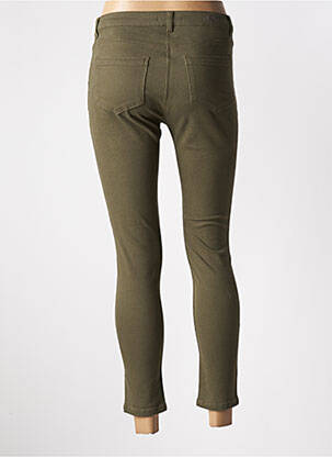 Pantalon 7/8 fermeture zippée sous rabat boutonné vert BURTON femme