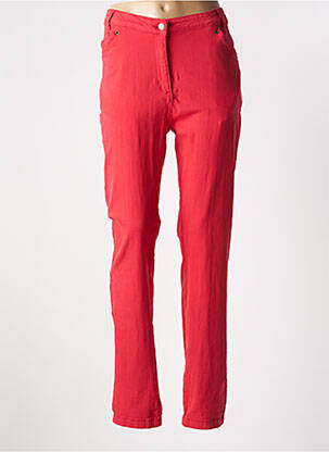 Pantalon slim rouge MADO ET LES AUTRES pour femme