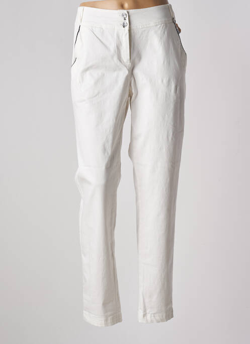 Pantalon droit blanc MADO ET LES AUTRES pour femme