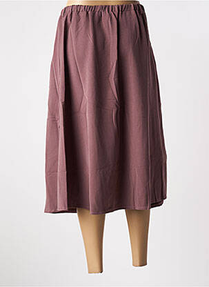 Jupe mi-longue coupe évasée violet SKATÏE femme