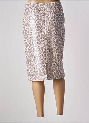 Jupe mi-longue taille haute beige WEILL femme