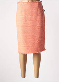 Jupe mi-longue taille à pinces orange WEILL femme
