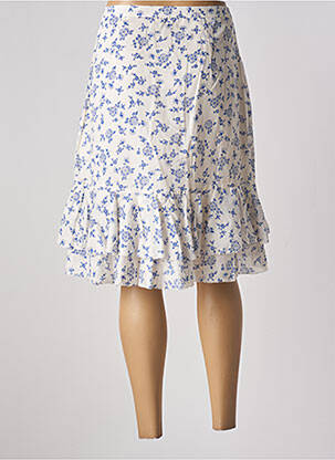 Jupe mi-longue taille à pinces beige RALPH LAUREN femme